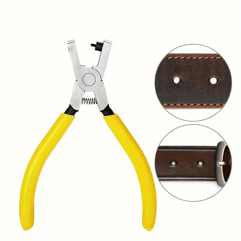 Universal 2.0mm Faux Leather Hole Punch Plier - Effortless Belt, Dog Collar, Shoe, and Craft Project Repair Tool Arts & Crafts - DailySale