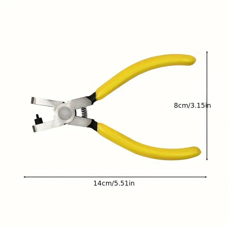 Universal 2.0mm Faux Leather Hole Punch Plier - Effortless Belt, Dog Collar, Shoe, and Craft Project Repair Tool Arts & Crafts - DailySale