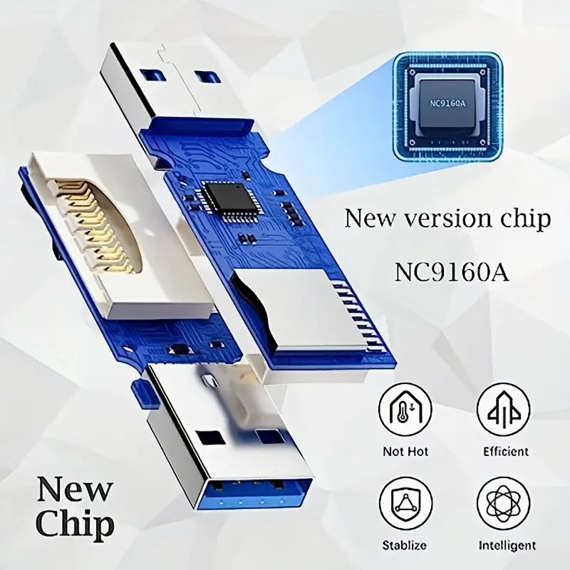 USB 2.0 SD Card Reader Micro SD Card To USB Adapter Computer Accessories - DailySale