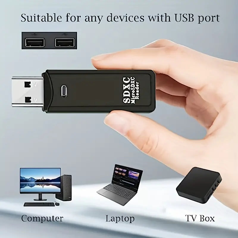 USB 2.0 SD Card Reader Micro SD Card To USB Adapter Computer Accessories - DailySale