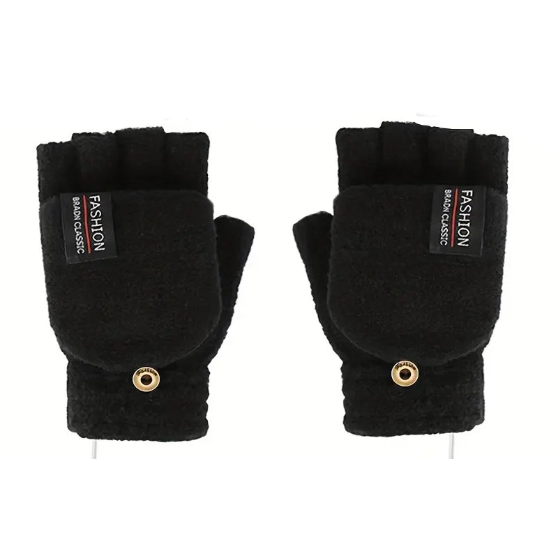 USB Electric Heating Adjustable Temperature Gloves Sports & Outdoors Black - DailySale