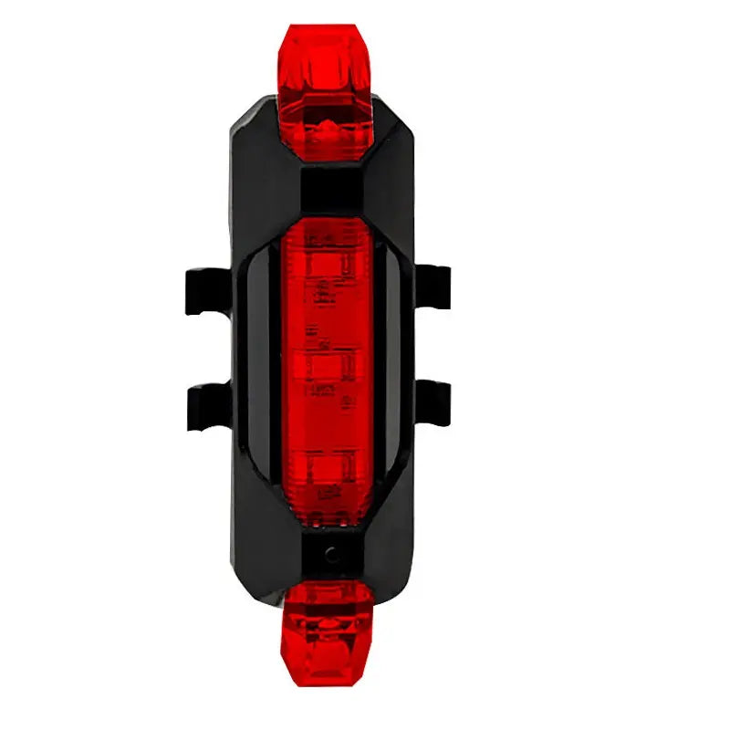 USB Rechargeable LED Bike Tail Light - 4 Flashing Modes For Safety And Visibility Sports & Outdoors Red - DailySale