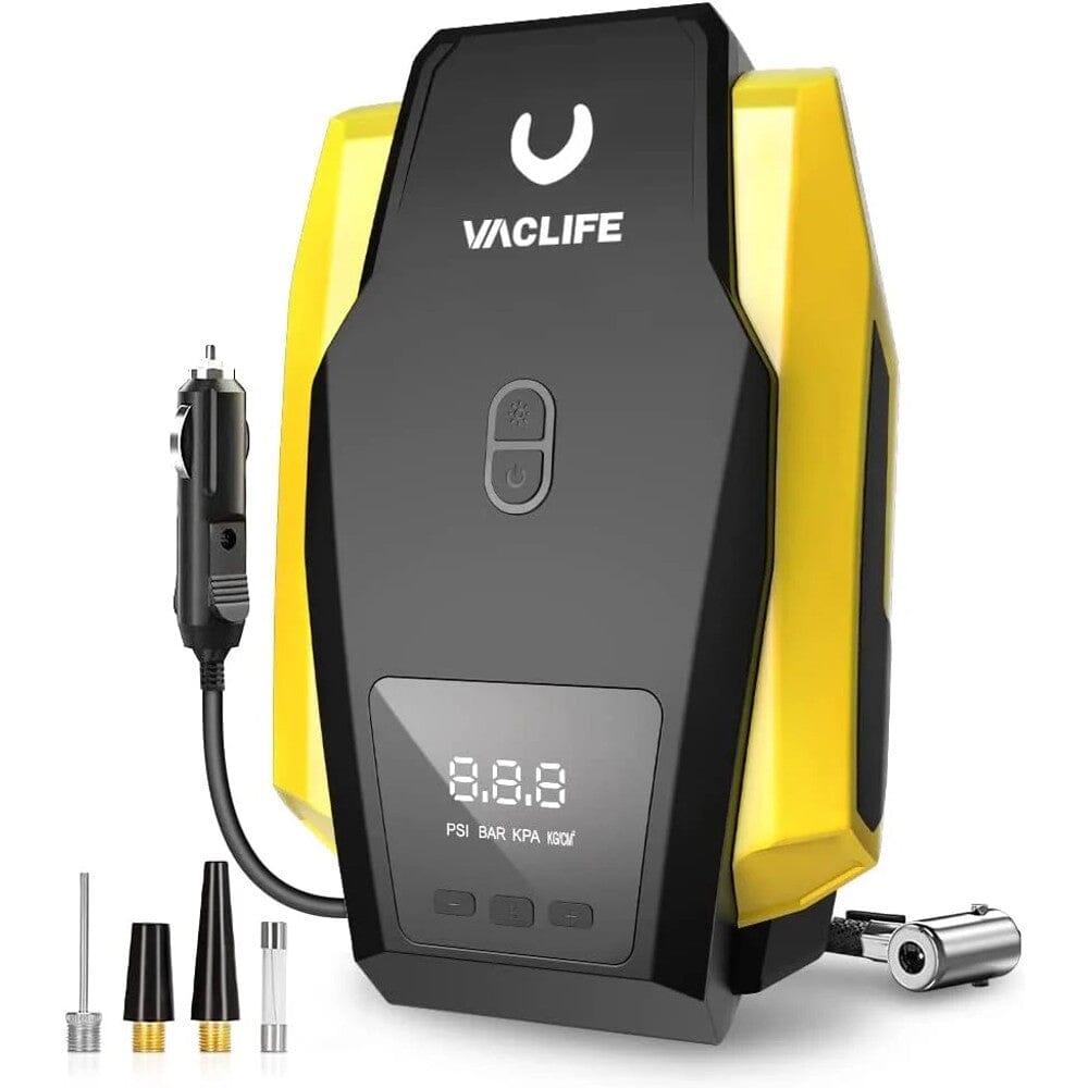 VacLife Tire Inflator Portable Air Compressor Automotive - DailySale