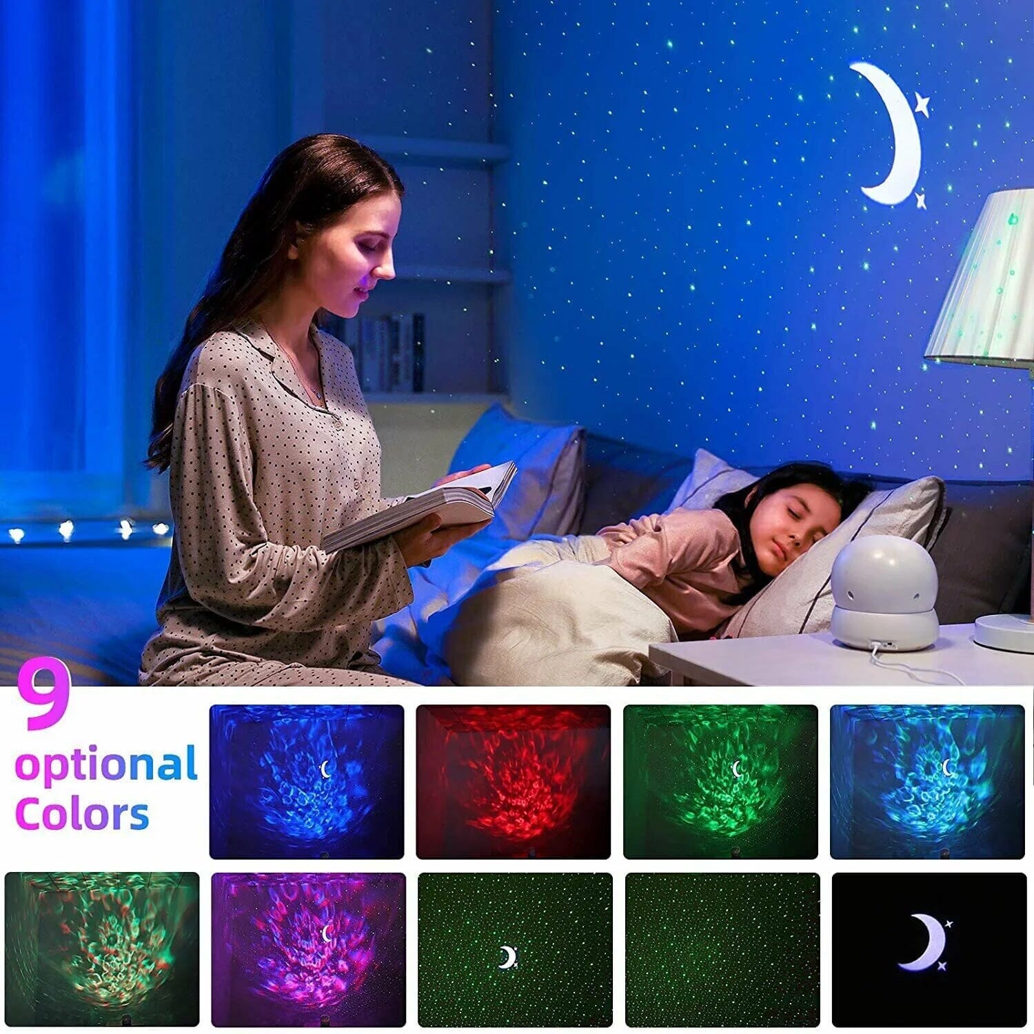 VANKYO Galaxy Smart Night Light Projector with APP and Voice Control Indoor Lighting - DailySale