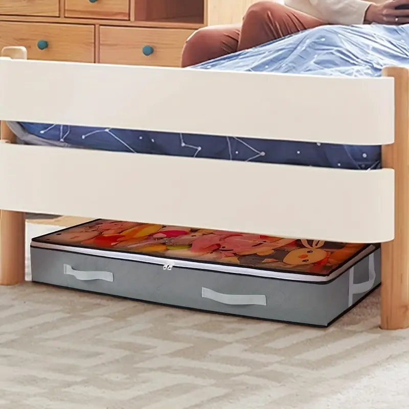 Versatile Under-Bed Storage Organizer with Reinforced Handles Closet & Storage - DailySale