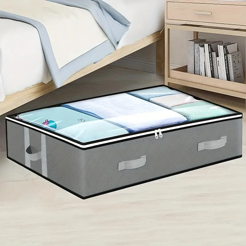 Versatile Under-Bed Storage Organizer with Reinforced Handles Closet & Storage - DailySale