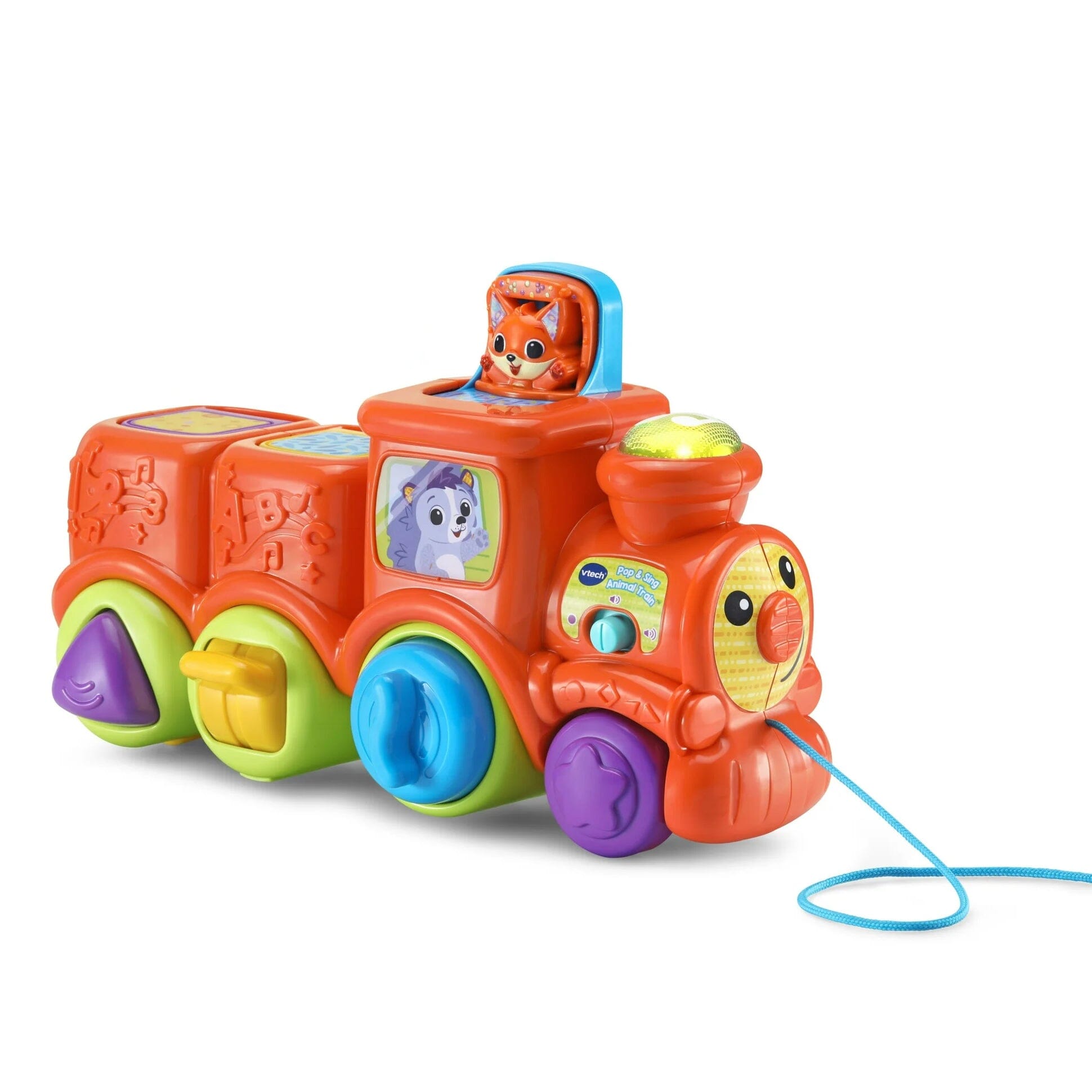 VTech Pop & Sing Animal Train™ Push & Pull Toys Baby and Toddler Toys Toys & Games - DailySale