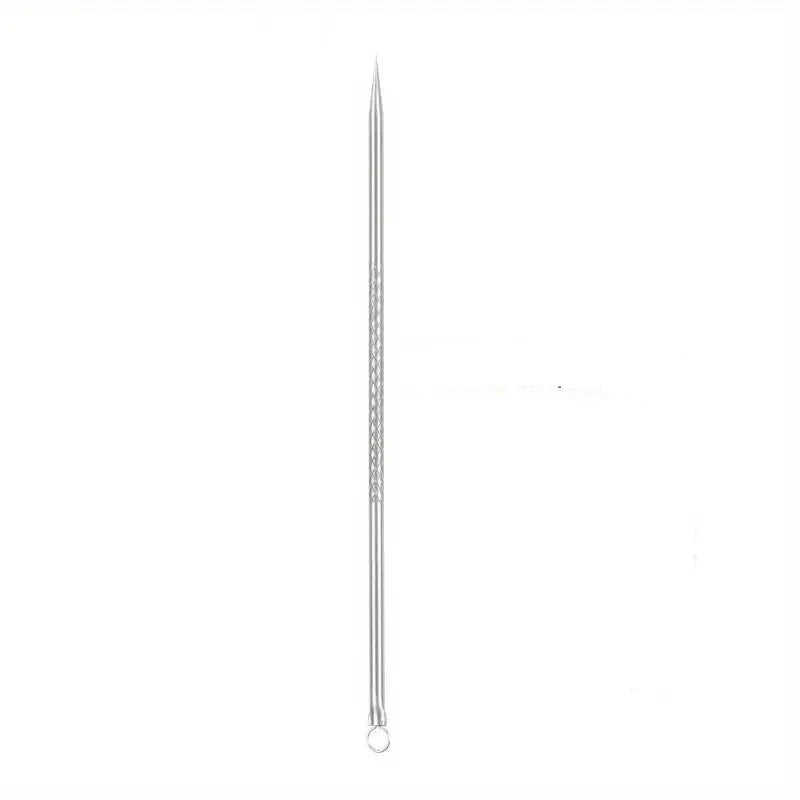 Stainless Steel Pimple Extractor Blackhead Removal Tool For Blemish Whitehead Popping Acne