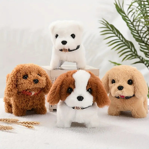Walking Dog Toy Lifelike Doggy Smart Pets Barking Tail-wagging Wagging Simulation Dog Toys & Games - DailySale