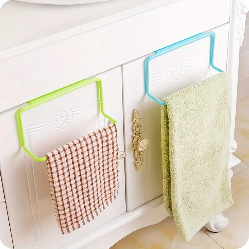 Wall Hanging Towel Hanger For Kitchen Toilet Cabinet Door and Bathroom Kitchen Storage - DailySale