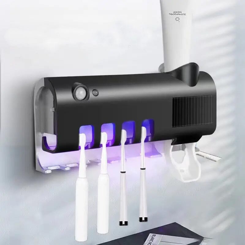 Wall Mounted 4 Slot Toothbrush UV Disinfection Device Beauty & Personal Care - DailySale