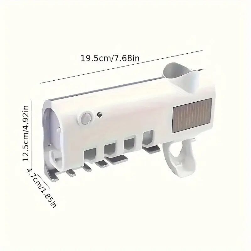 Wall Mounted 4 Slot Toothbrush UV Disinfection Device Beauty & Personal Care - DailySale