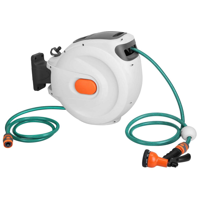 Wall Mounted Automatic Retractable Garden Hose Reel Garden & Patio - DailySale