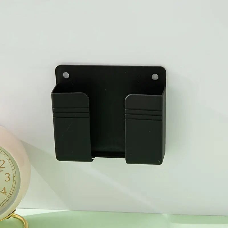 Wall-Mounted Phone Charging Holder Mobile Accessories Black - DailySale