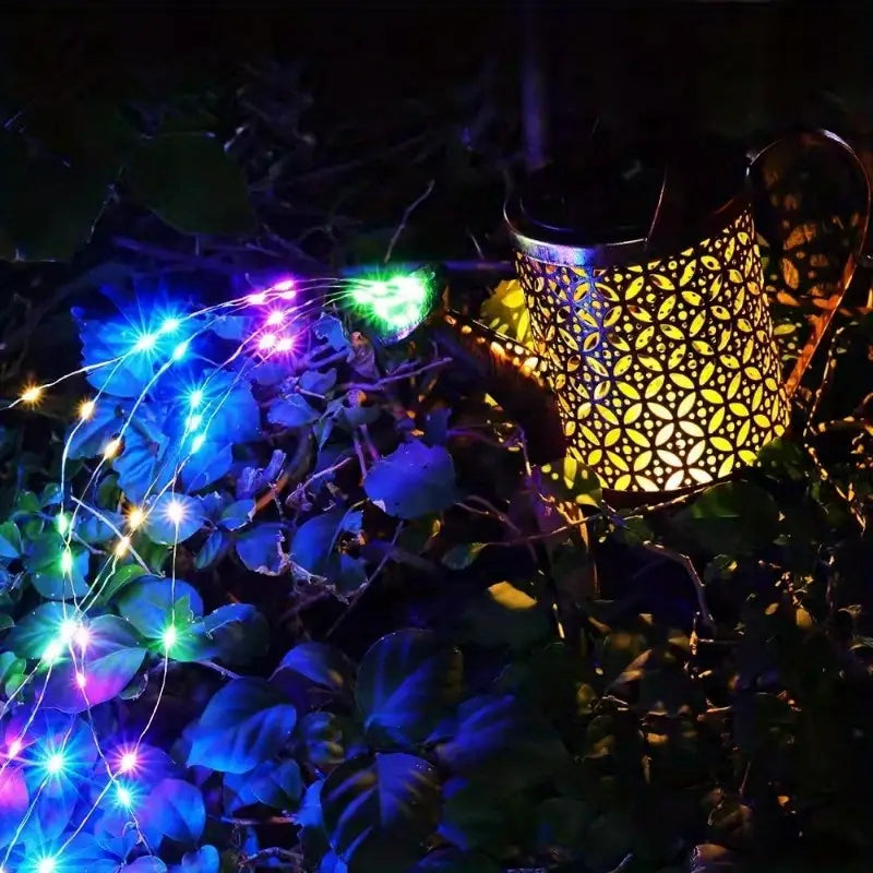 Watering Can Solar Garden Lights - Copper, Solar Powered String & Fairy Lights - DailySale