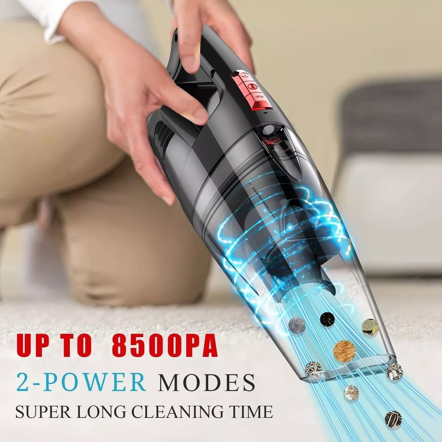 Whall EV-607 Handheld Vacuum Cordless, Hand Vacuum Cleaner (Refurbished) Automotive - DailySale