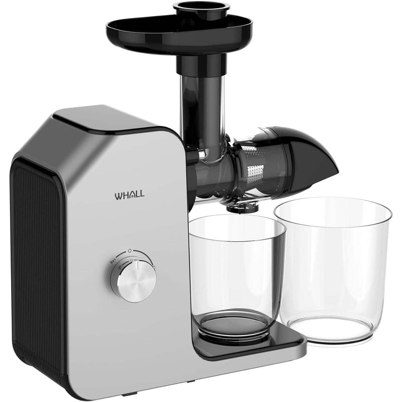 WHALL Masticating Juicer with Quiet Motor & Reverse Function Kitchen Appliances - DailySale