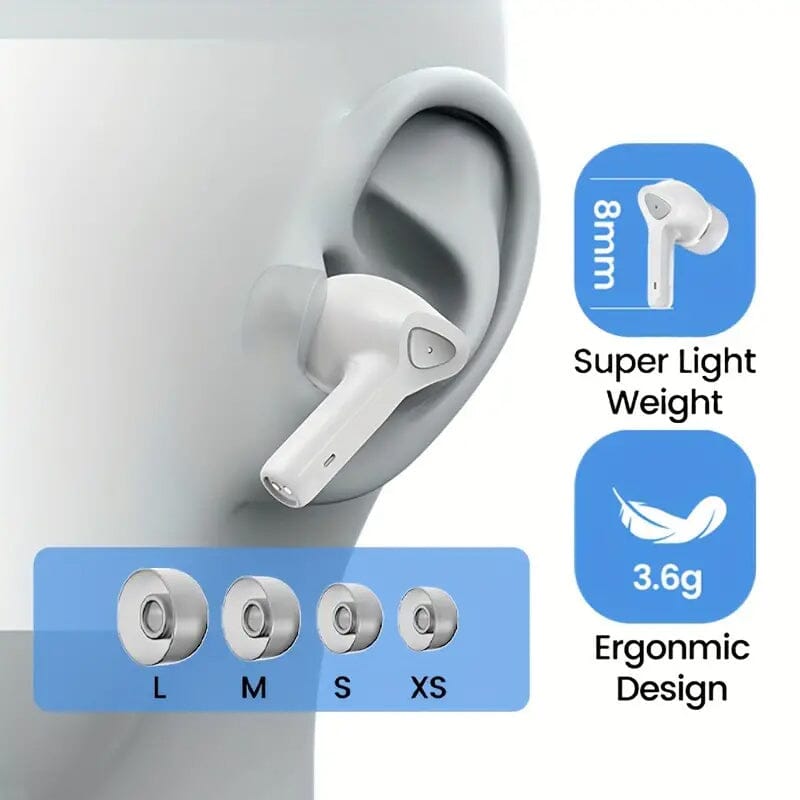 Wireless Earbuds with Smart Touch Screen Charging Case Headphones - DailySale