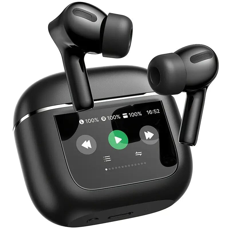 Wireless Earbuds with Smart Touch Screen Charging Case Headphones - DailySale