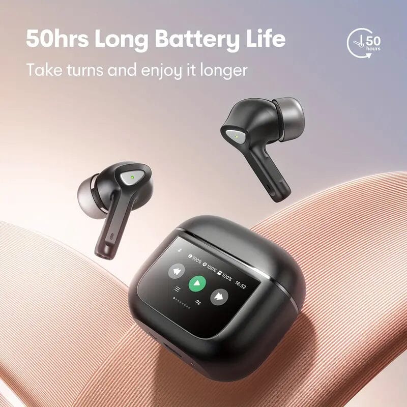 Wireless Earbuds with Smart Touch Screen Charging Case Headphones - DailySale