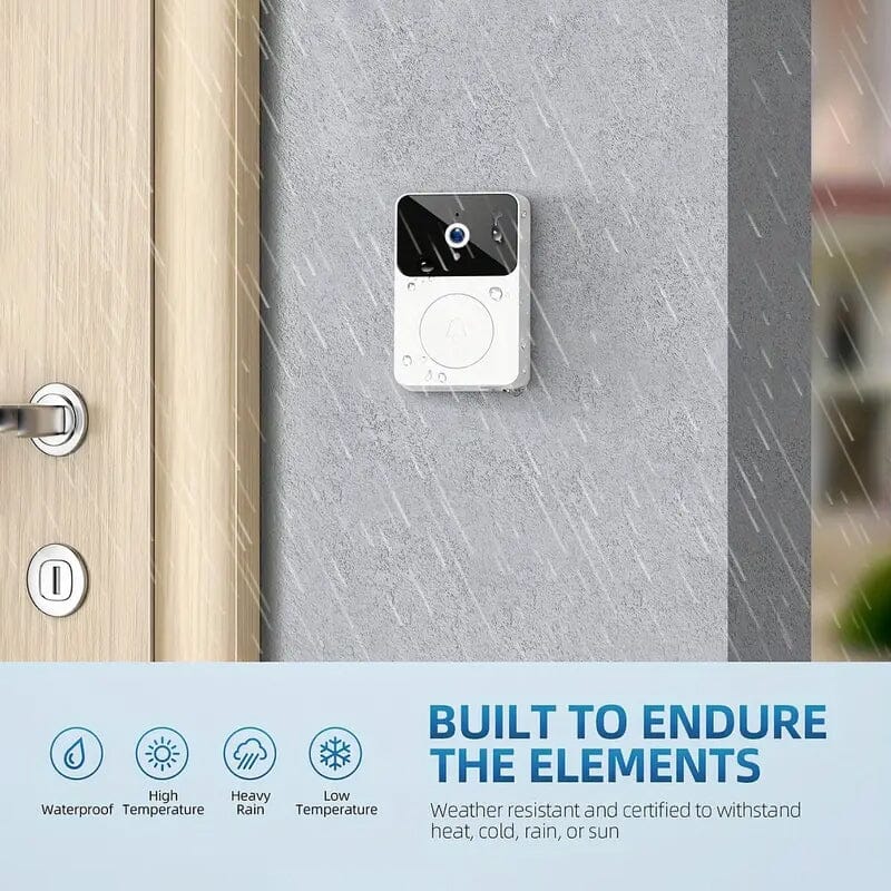 Wireless Smart Video Doorbell Camera with Night Vision and Motion Alerts Smart Home & Security - DailySale