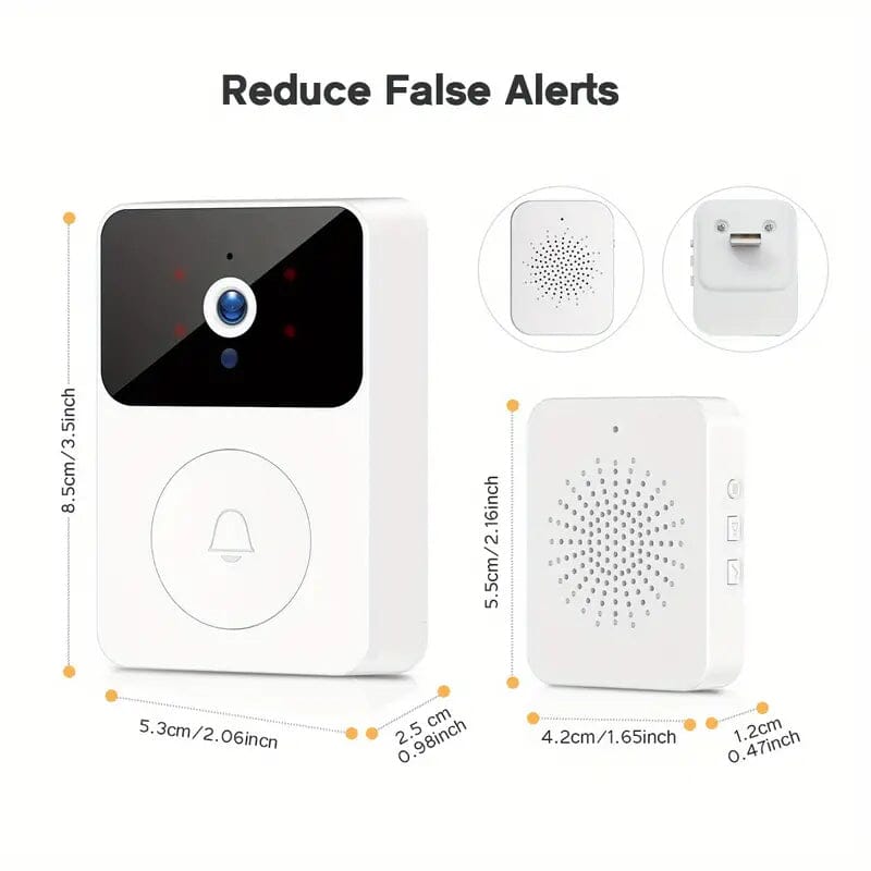 Wireless Smart Video Doorbell Camera with Night Vision and Motion Alerts Smart Home & Security - DailySale