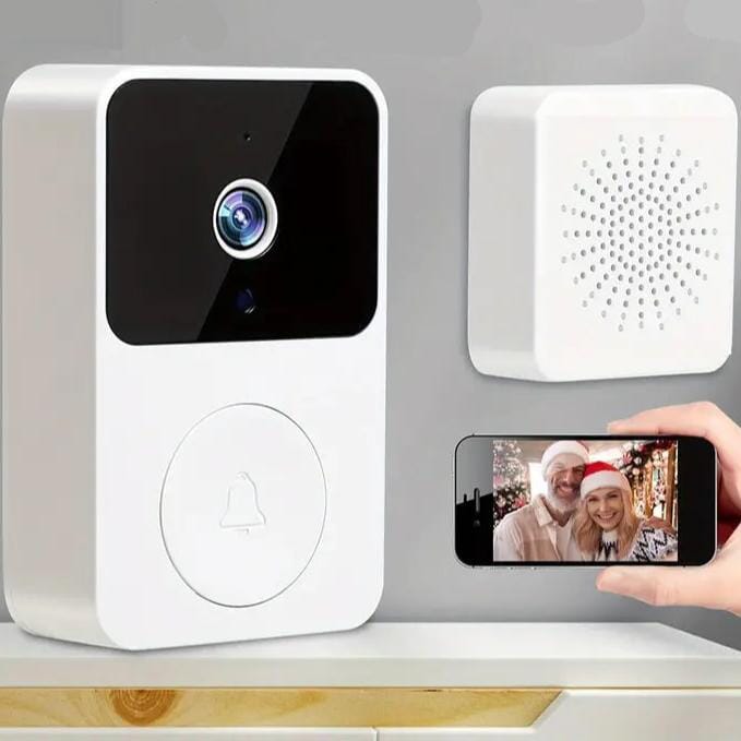 Wireless Smart Video Doorbell Camera with Night Vision and Motion Alerts Smart Home & Security - DailySale