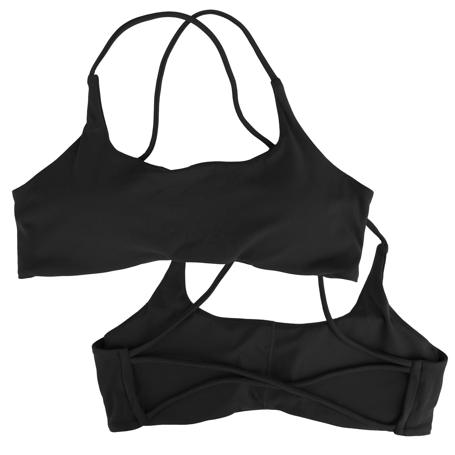 Women Cross Back Sport Bras Padded with Removable Pads Thin Straps Women's Swimwear & Lingerie - DailySale