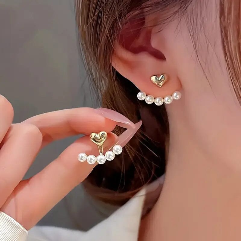 Women's Fashion Earrings Bohemian Style Imitation Pearl Inlay Earrings - DailySale