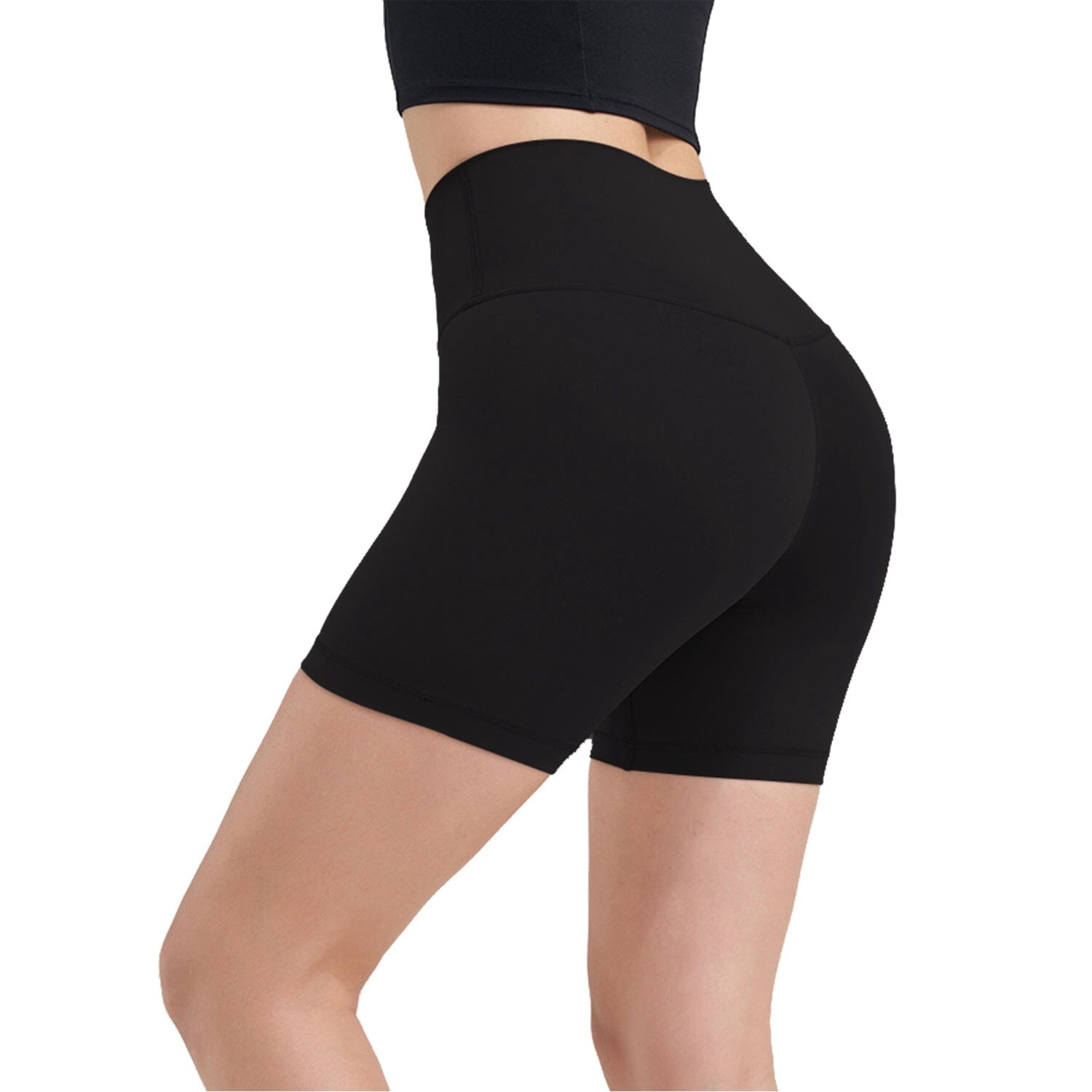 Women's High Waist Biker Shorts Women's Bottoms - DailySale