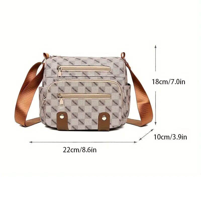 Women's Multi Pocket Plaid Pattern Crossbody Bag Bags & Travel - DailySale