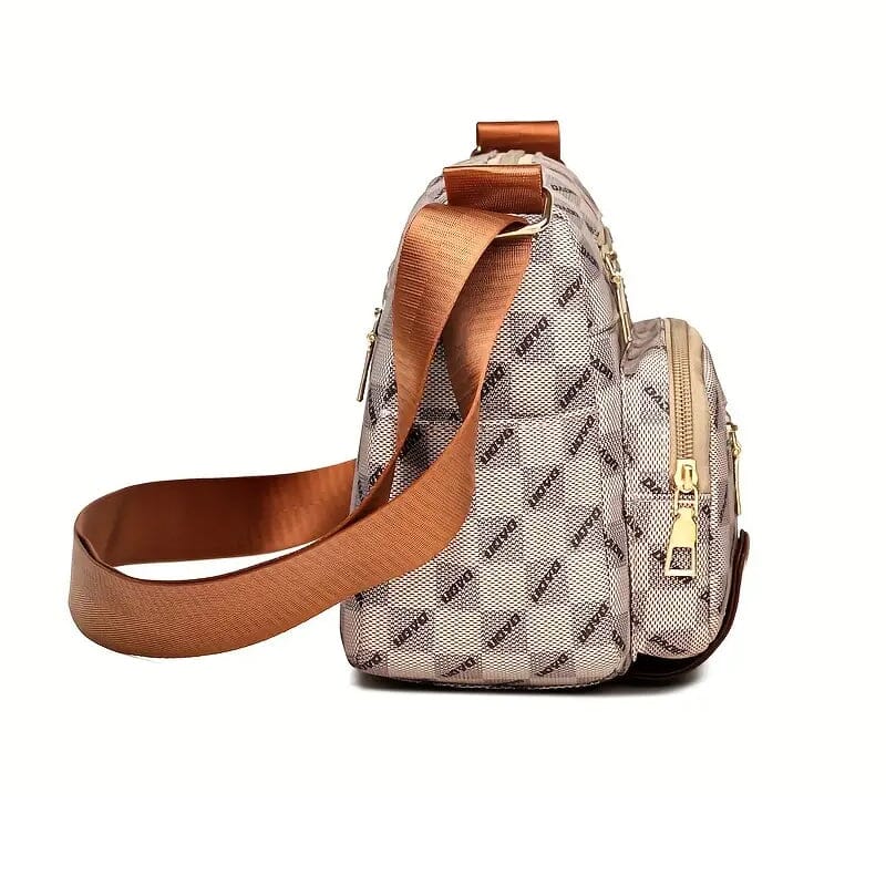 Women's Multi Pocket Plaid Pattern Crossbody Bag Bags & Travel - DailySale