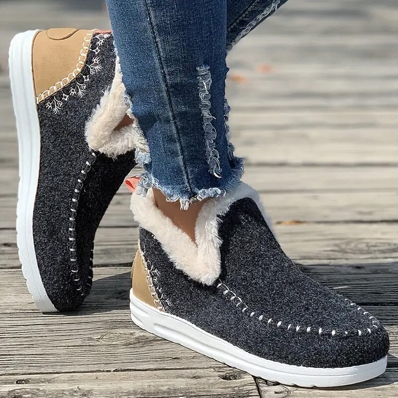 Women's Warm Thermal Plush Lined Flat Shoes Women's Shoes & Accessories - DailySale