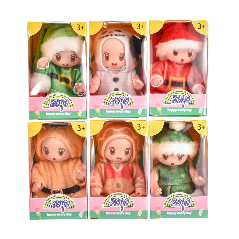 Set A dolls in their individual window boxes