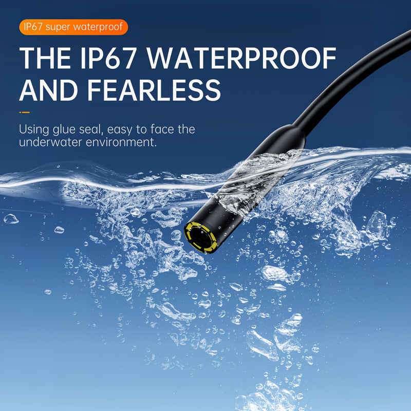 IP67 glue sealed probe submerged in water