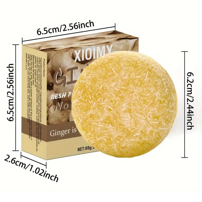 Xioimy Ginger Shampoo Bar 2.116oz Beauty & Personal Care - DailySale