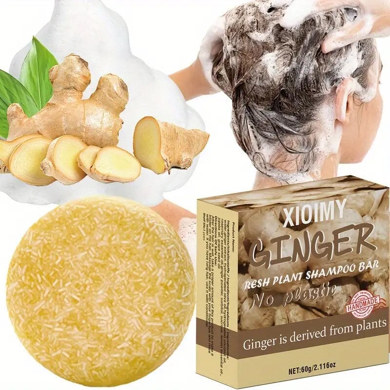 Xioimy Ginger Shampoo Bar 2.116oz Beauty & Personal Care - DailySale