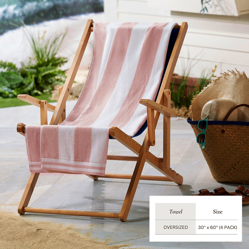 Striped Cabana Beach Towel - Edgartown Collection