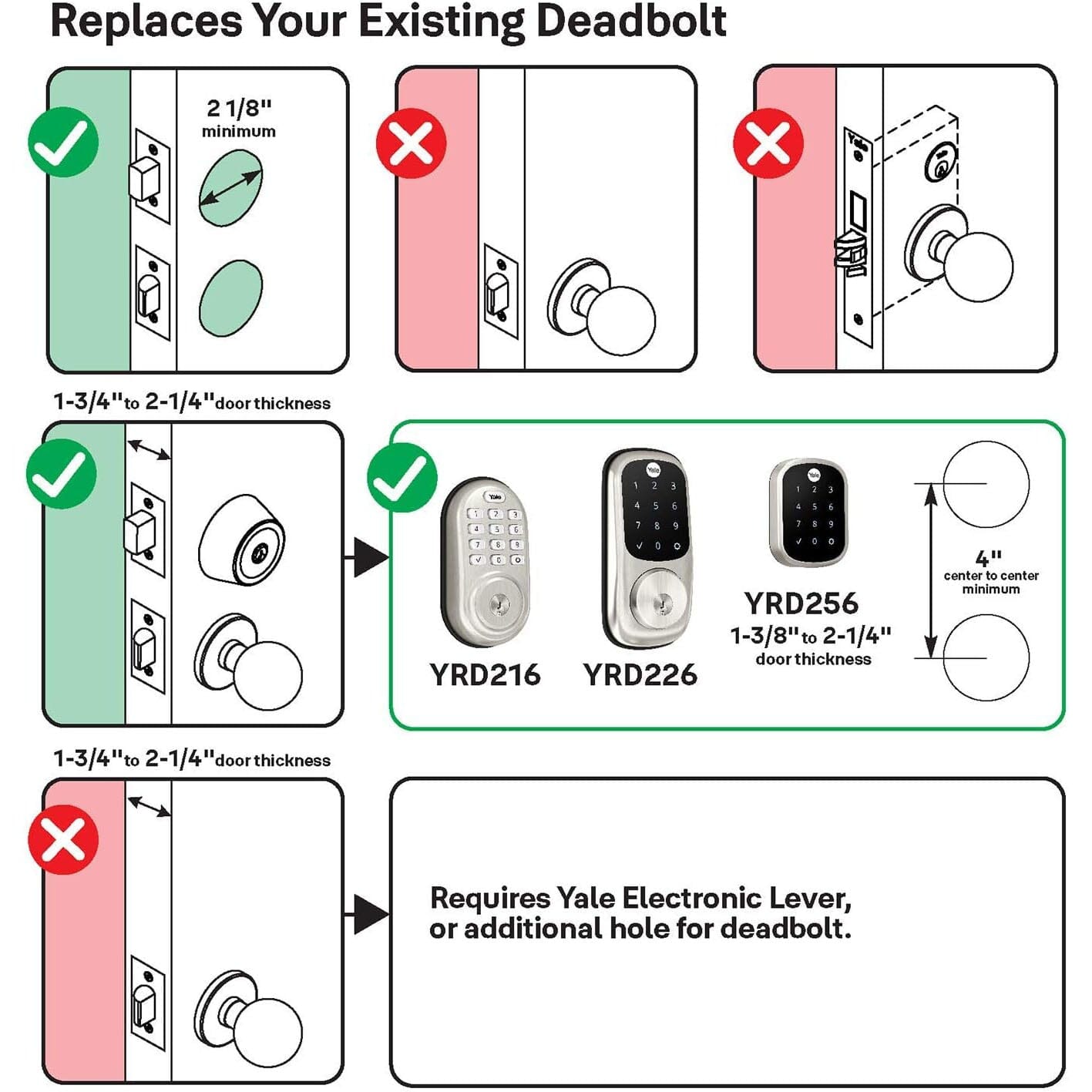 Yale Assure Lock Touchscreen Keypad Deadbolt Door Lock YRD220-NR-619 - ZWave Capability Smart Home & Security - DailySale