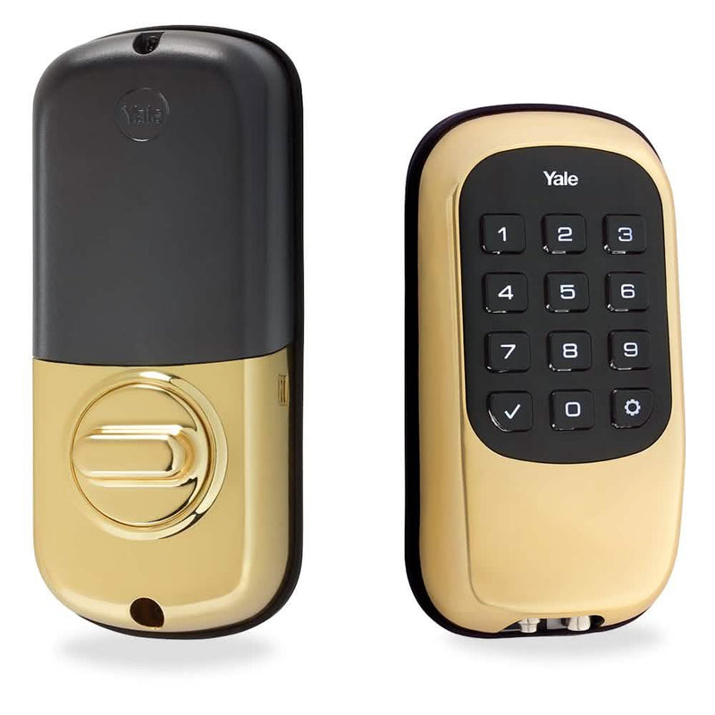 Yale YRD110ZW605 Push Button Deadbolt Lock B1L YRD110-ZW-US with Z-Wave Smart Home & Security - DailySale