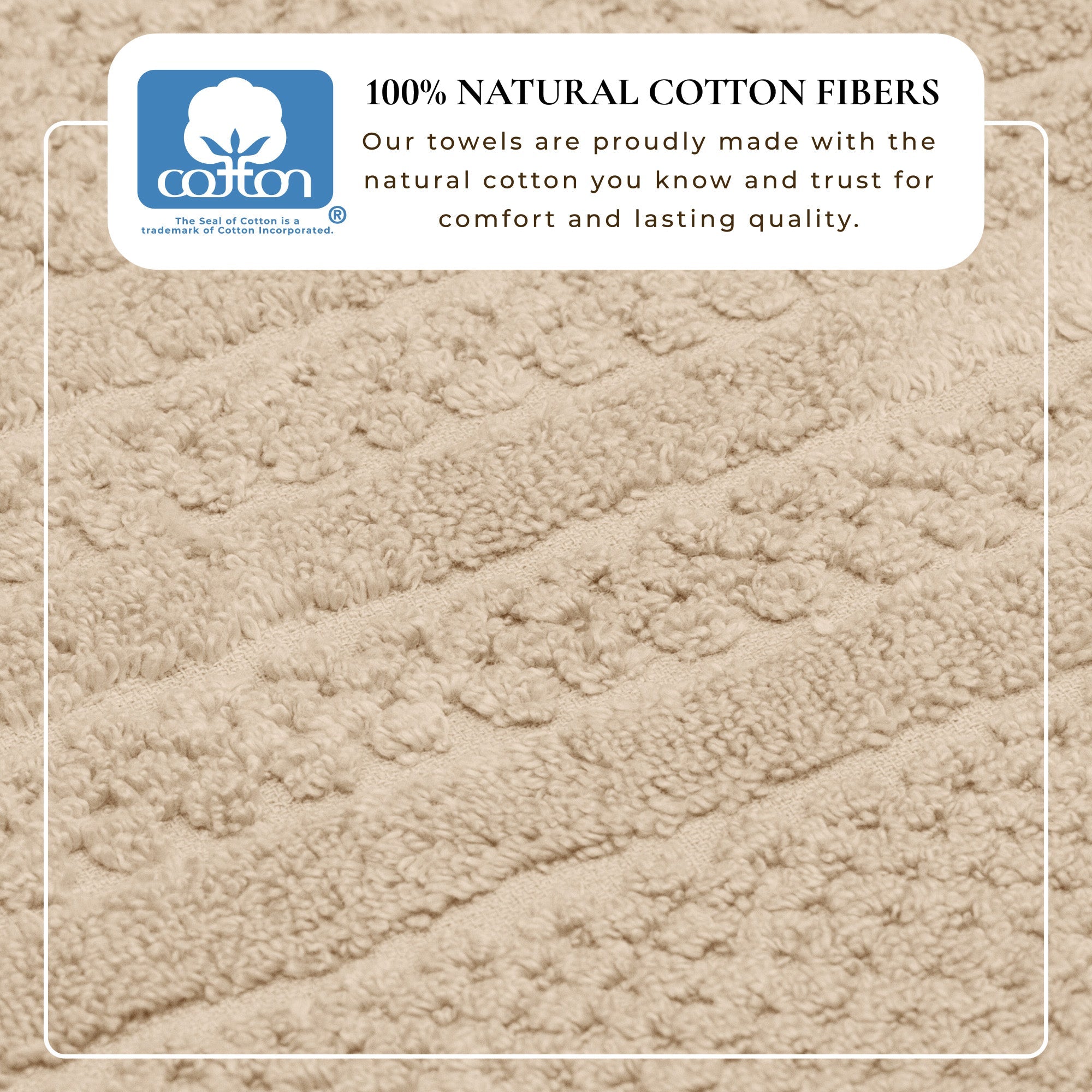 100% Cotton Checkered Jacquard Bath Towel Set - Giuliana Collection