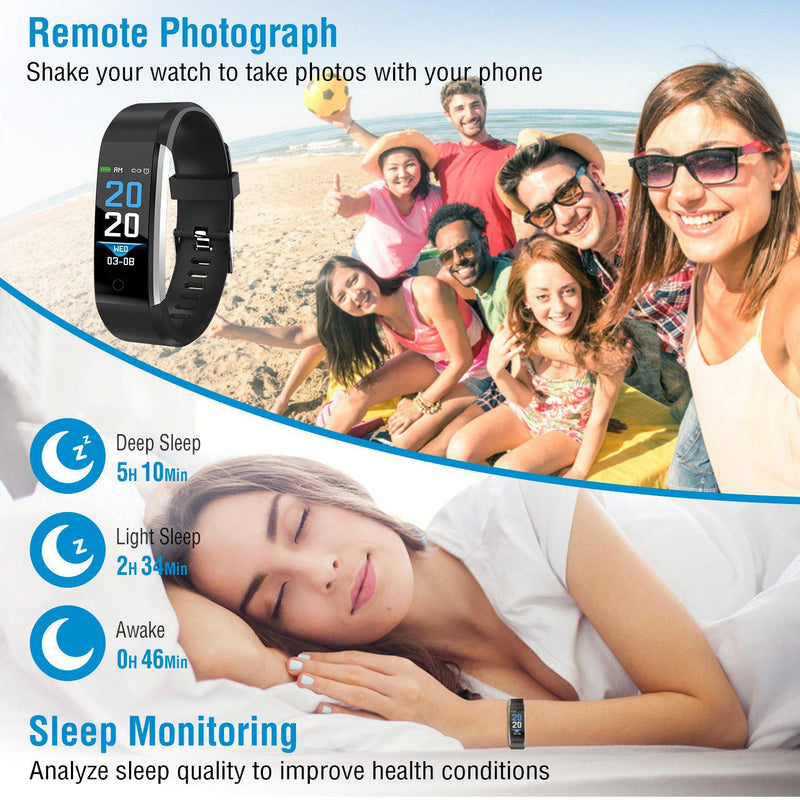 0.96-Inch Fitness Activity Tracker Fitness - DailySale