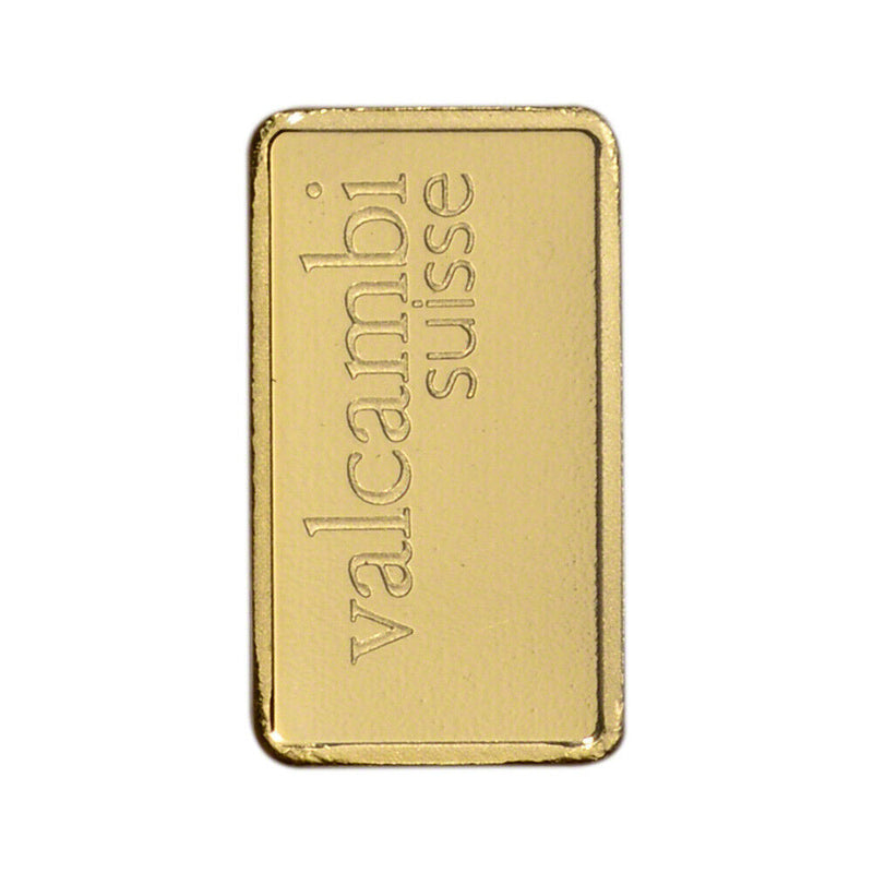 1 Gram Gold Bar - Valcambi Suisse - 999.9 Fine in Sealed Assay Everything Else - DailySale