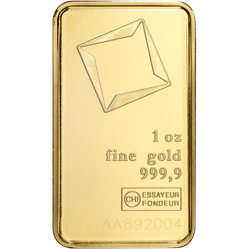 1 oz. Gold Bar Valcambi Suisse 999.9 Fine in Assay Everything Else - DailySale