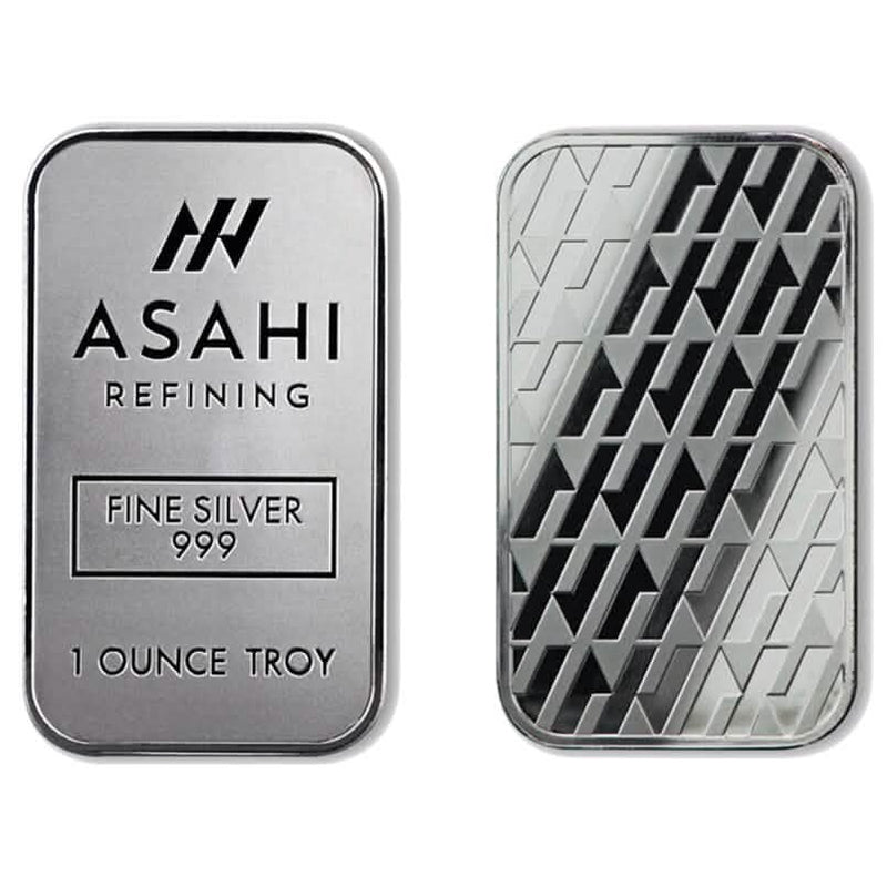 1 oz Silver Bar - Asahi .999 Fine Silver Everything Else - DailySale