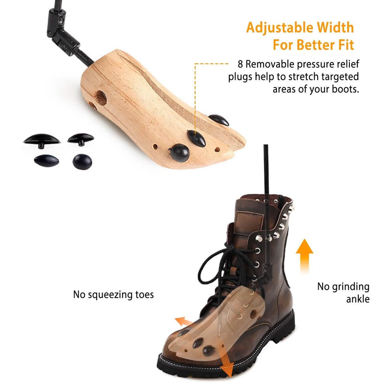 1-Pair: Adjustable Boot Stretcher Closet & Storage - DailySale