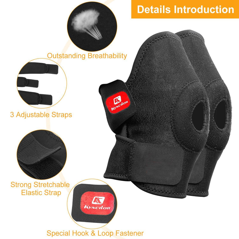 1-Pair: Adjustable Knee Support Compression Wellness - DailySale
