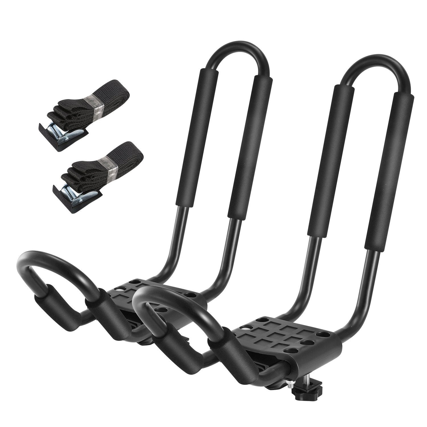 1-Pair: Universal J-Bar Kayak Carrier Automotive - DailySale