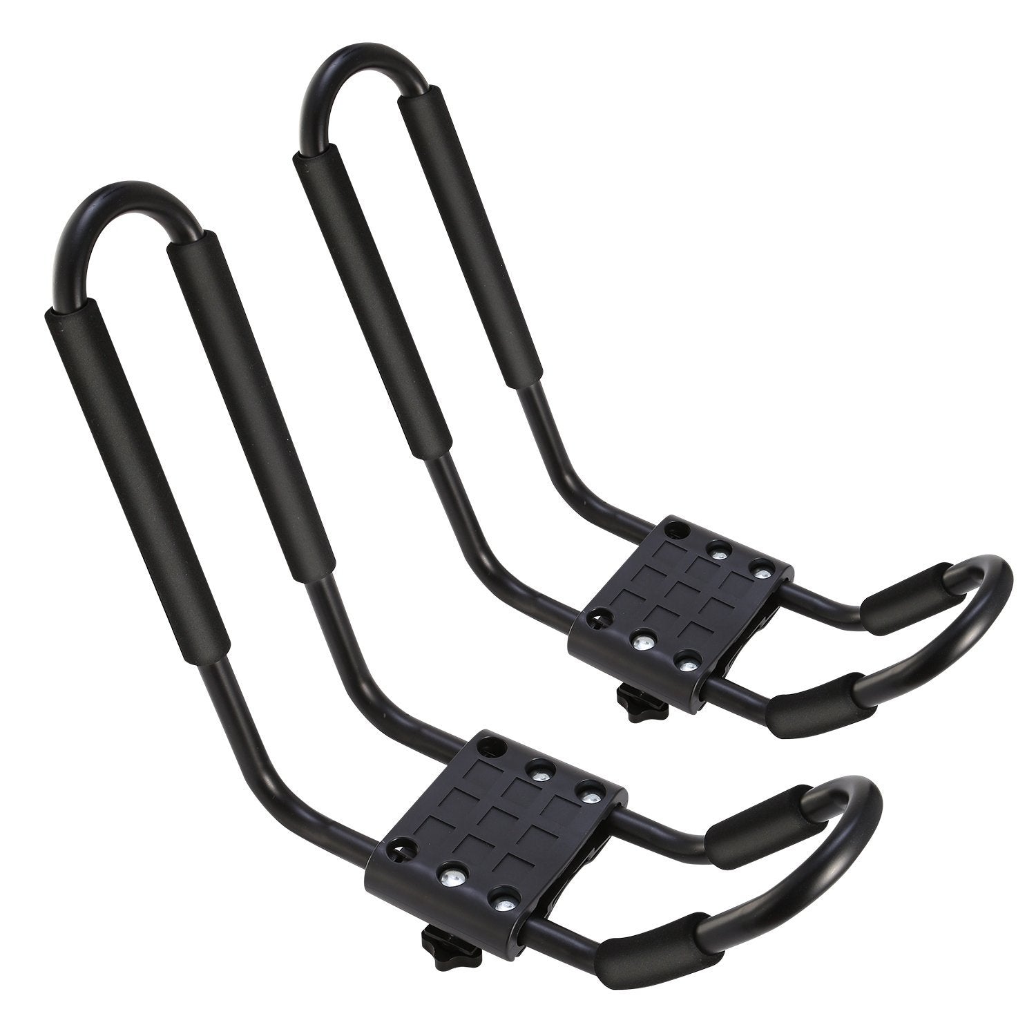 1-Pair: Universal J-Bar Kayak Carrier Automotive - DailySale