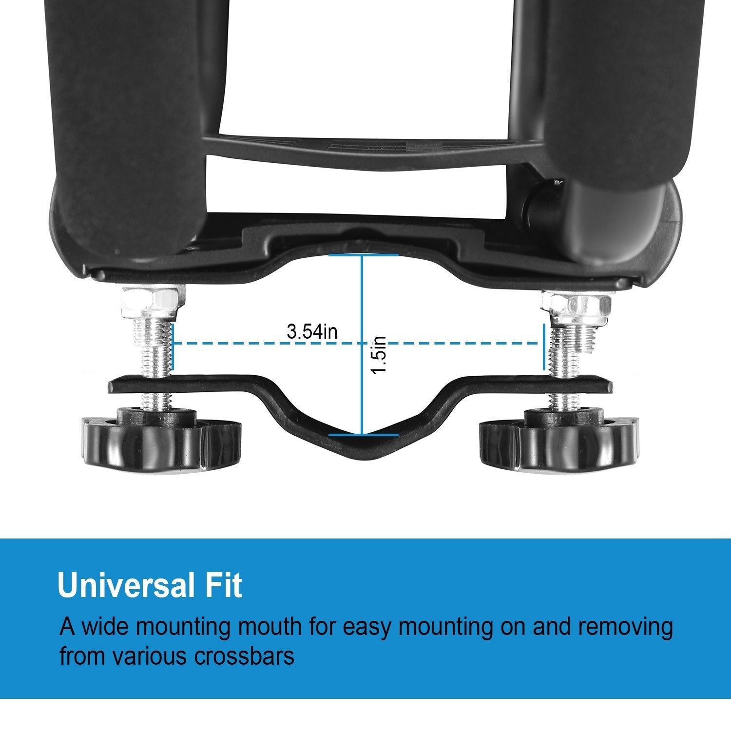 1-Pair: Universal J-Bar Kayak Carrier Automotive - DailySale